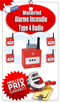 Alarme incendie Type 4 radio