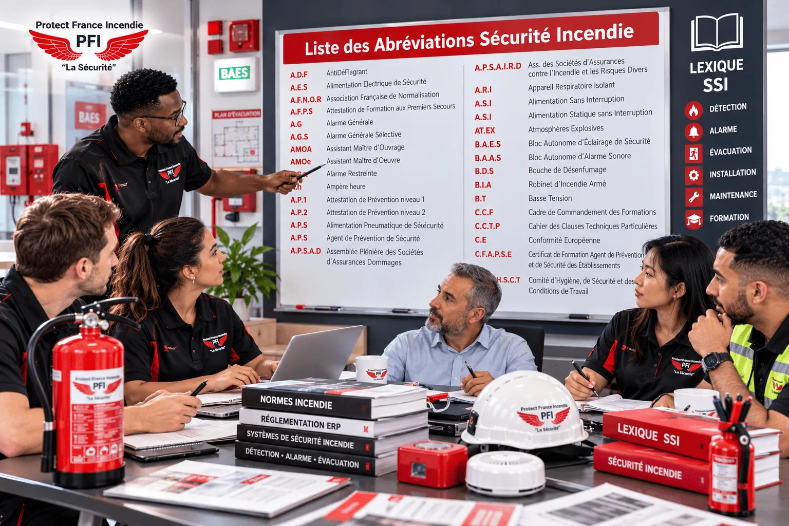 Liste des Abréviations sécurité incendie - En Savoir Plus, Définitions et abréviations