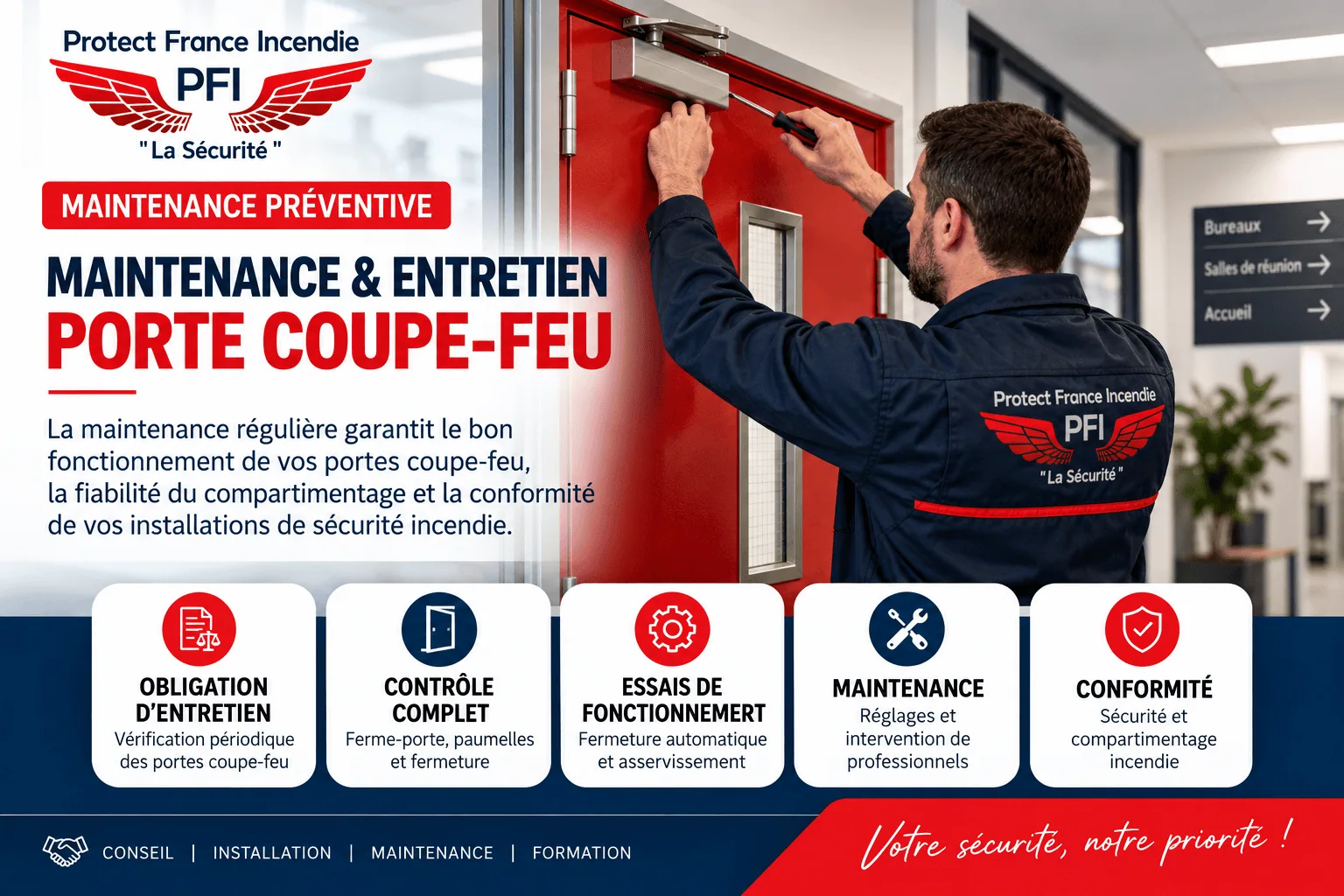 Maintenance & Entretien Porte Coupe-Feu