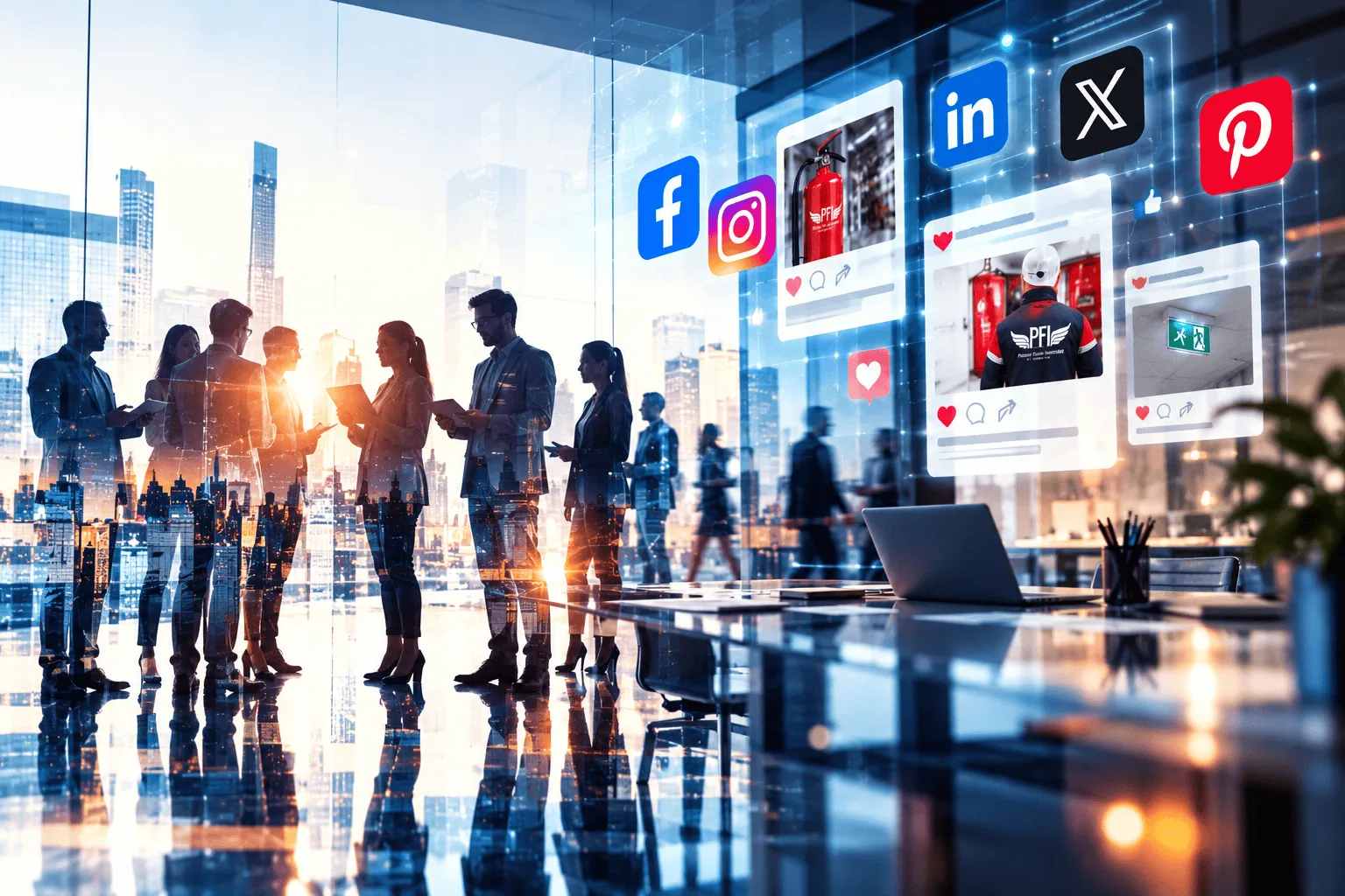 Les médias sociaux et l'entreprise