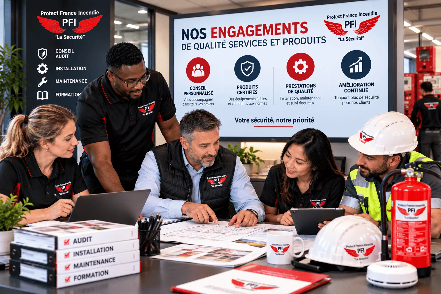 Nos engagements de qualité services et produits