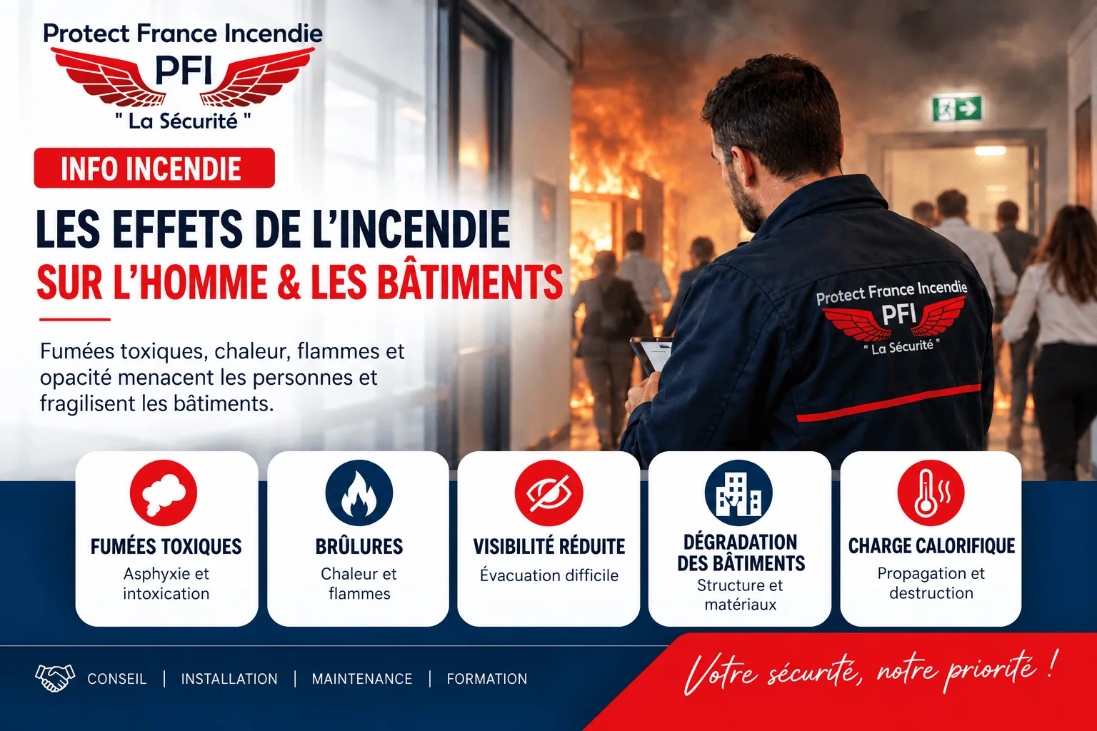Les effets de l'incendie sur l'homme et sur les bâtiments - En Savoir Plus, Sur les Incendie