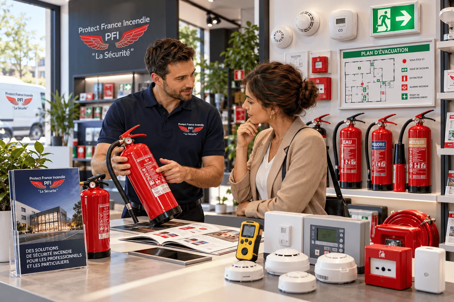 Vente de matériel sécurité incendie 