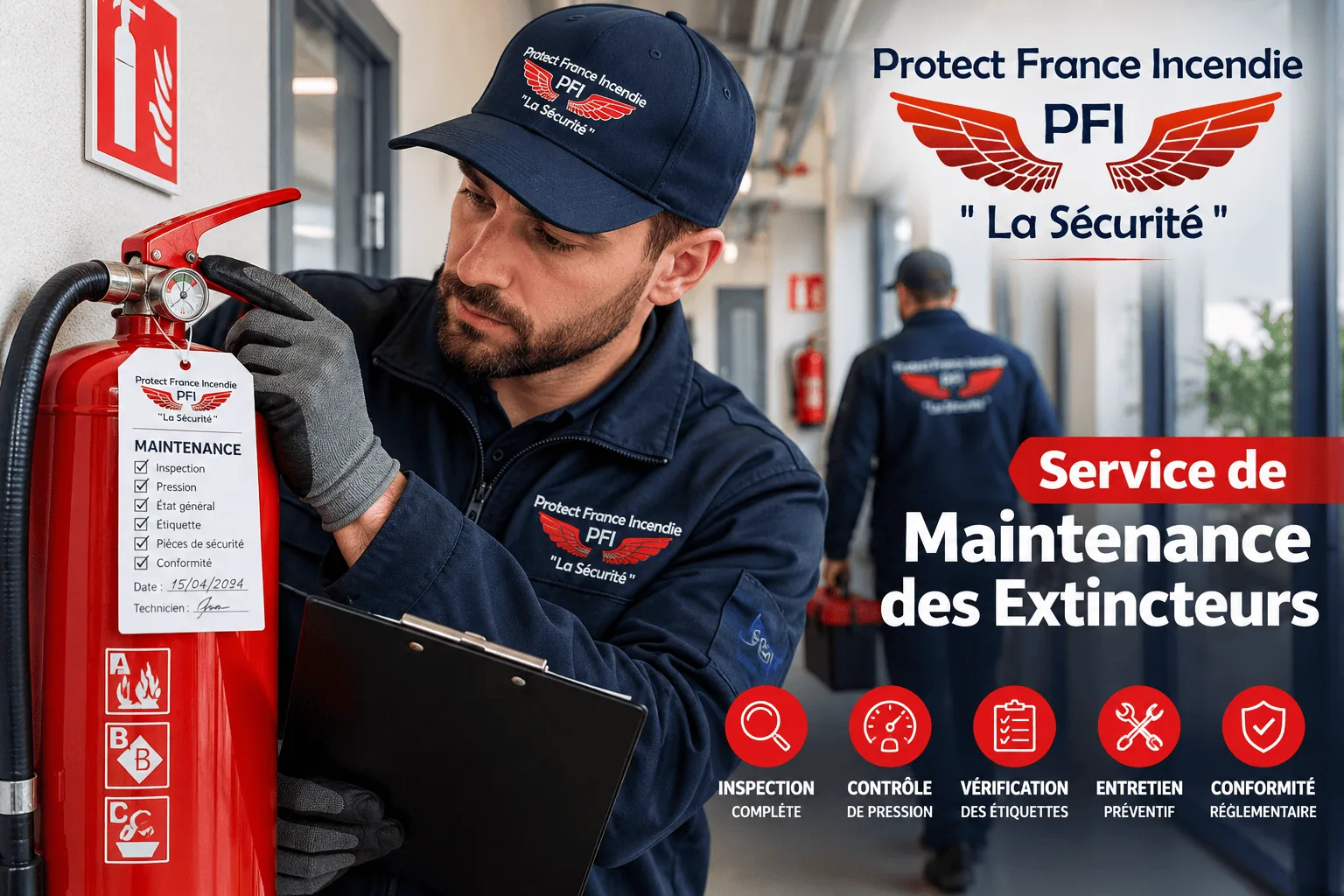 Service de Maintenance des Extincteurs - Maintenance Extincteurs | Vérification & Entretien PFI