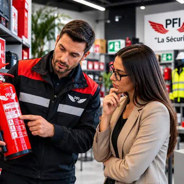 Vente de matériel de sécurité incendie PFI